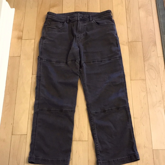 PRANA mens pants BREATHE RN 123977 sz 35-30 gray . Excellent! - Picture 2 of 10